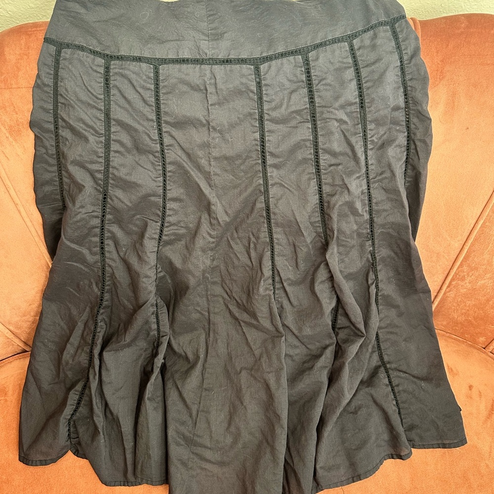Nine West Black Midi Skirt